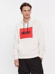 Hugo Bluza Duratschi223 50473168 Écru Regular Fit. Bluzy Hugo, m, bez wzorów, z bawełny, bez kaptura. Za 289.99 zł.