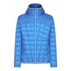 Kurtka trekkingowa męska La Sportiva D'Herens Down. Niebieskie kurtki La Sportiva, m, bez wzorów, z poliamidu, bez kaptura. W wyprzedaży za 785.49 zł.