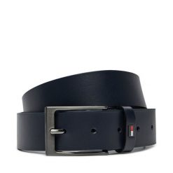 Pasek Męski Tommy Hilfiger. Niebieskie paski Tommy Hilfiger, bez wzorów. Za 279.99 zł.