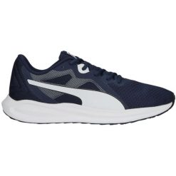 Buty męskie Puma Twitch Runner. Białe buty do biegania Puma, bez wzorów, bez zapięcia, do biegania. W wyprzedaży za 189.00 zł.