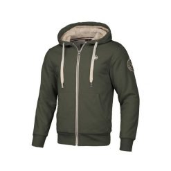 Bluza męska Pitbull rozpinana z kapturem Sherpa Ruffin II. Zielone bluzy z kapturem PITBULL, m, bez wzorów, z kapturem. Za 299.00 zł.