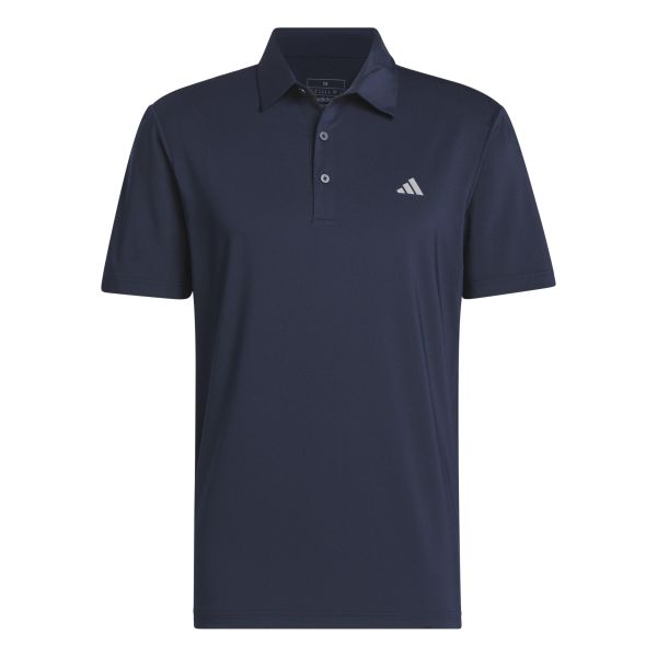 Koszulka polo Ultimate365 Solid. Niebieskie koszulki polo Adidas, m, bez wzorów, z materiału, bez kołnierzyka, bez ramiączek, na golfa. Za 259.00 zł.