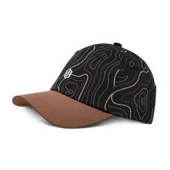 Techniczna czapka trekkingowa z kieszonkami Siroko Whitney 5 panel Black. Czarne czapki z daszkiem SIROKO, bez wzorów, z materiału. Za 129.00 zł.