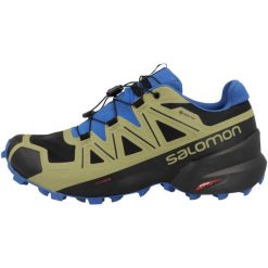Buty do biegania męskie Salomon Speedcross 5 Gtx. Niebieskie buty do biegania Salomon, bez wzorów, z materiału, bez zapięcia, do biegania, salomon speedcross. Za 680.85 zł.