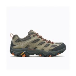 Buty turystyczne Merrell Moab 3 Gore-Tex. Brązowe buty turystyczne Merrell, bez wzorów, z gore-texu, bez zapięcia, trekkingowe, gore-tex. Za 689.99 zł.