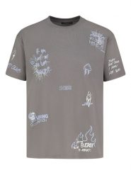 Sublevel Koszulka w kolorze szarobrązowym rozmiar: XL. Brązowe bezrękawniki Sublevel, xl, bez wzorów, z bawełny, bez kołnierzyka, bez ramiączek. Za 43.99 zł.