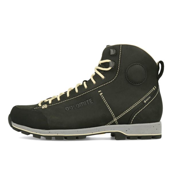 Buty Dolomite 54 HIGH FG EVO GTX BLACK. Czarne buty turystyczne Dolomite, bez wzorów, z gore-texu, bez zapięcia, trekkingowe, gore-tex. Za 1,026.65 zł.