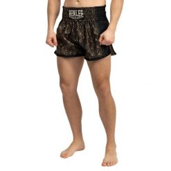 Szorty do boksu tajskiego Benlee Goldstone. Czarne szorty Benlee, bez wzorów, sportowe. Za 283.00 zł.