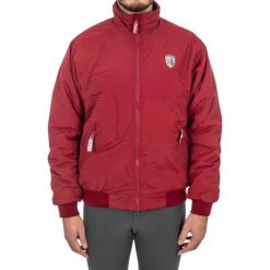 Kurtka typu bomber z technicznego materiału. Niebieskie kurtki UMBRIA EQUITAZIONE, s, bez wzorów, z polaru, bez kaptura. Za 316.50 zł.