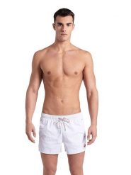 Arena Szorty kąpielowe w kolorze białym rozmiar: XL. Białe kąpielówki Arena, xl, bez wzorów, z materiału. Za 74.45 zł.