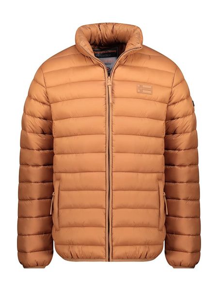 Geographical Norway Kurtka pikowana "Amichoko" w kolorze jasnobrązowym rozmiar: XXL. Brązowe kurtki Geographical Norway, xxl, bez wzorów, bez kaptura. Za 138.45 zł.