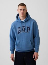 GAP Bluza w kolorze niebieskim rozmiar: S. Niebieskie bluzy GAP, s, bez wzorów, z kapturem. Za 149.95 zł.