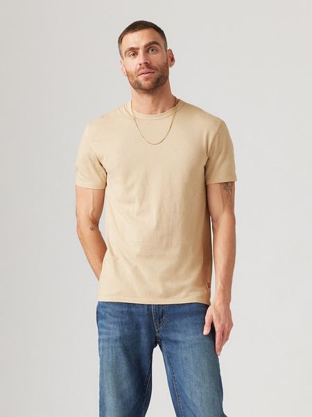 Levi's Koszulka w kolorze beżowym rozmiar: XL. Brązowe bezrękawniki Levi's®, s, bez wzorów, z bawełny, bez kołnierzyka, bez ramiączek. Za 69.91 zł.
