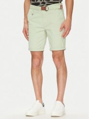 INDICODE Szorty materiałowe Inconor 70-060 Zielony Regular Fit. Zielone szorty INDICODE, m, bez wzorów, z materiału. Za 109.99 zł.