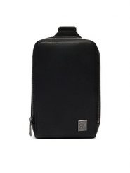 Calvin Klein Saszetka Emblem Hw Sling LV04D3292G Czarny. Czarne saszetki i nerki CALVIN KLEIN, bez wzorów, ze skóry. Za 409.99 zł.