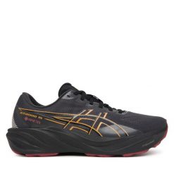Buty do biegania Asics. Brązowe buty do biegania ASICS, bez wzorów, bez zapięcia, do biegania. Za 709.99 zł.