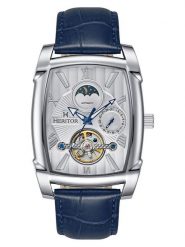 Heritor Zegarek automatyczny "Valentin" w kolorze srebrno-niebiesko-białym rozmiar: onesize. Niebieskie, analogowe zegarki Heritor, ze stali. Za 630.99 zł.