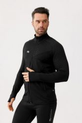 Bluza termoaktywna fitness męska Rough Radical Boost X. Czarne bielizna termoaktywna ROUGH RADICAL, l, bez wzorów, z dzianiny, bez ramiączek, do biegania. Za 164.90 zł.