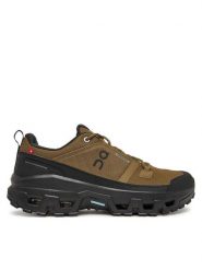 On Trekkingi Cloudrock Low Wp 3MF10251473 Khaki. Brązowe buty trekkingowe On, bez wzorów, z materiału, bez zapięcia. Za 799.99 zł.