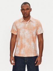 Guess Koszula M5GH68 WH3A0 Pomarańczowy Regular Fit. Brązowe koszule Guess, m, z aplikacjami, z bawełny, bez kołnierzyka, bez ramiączek. Za 297.50 zł.