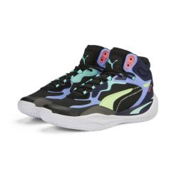 Buty koszykarskie męskie Puma Playmaker Pro Mid. Fioletowe buty do koszykówki Puma, bez zapięcia, do koszykówki. Za 578.00 zł.