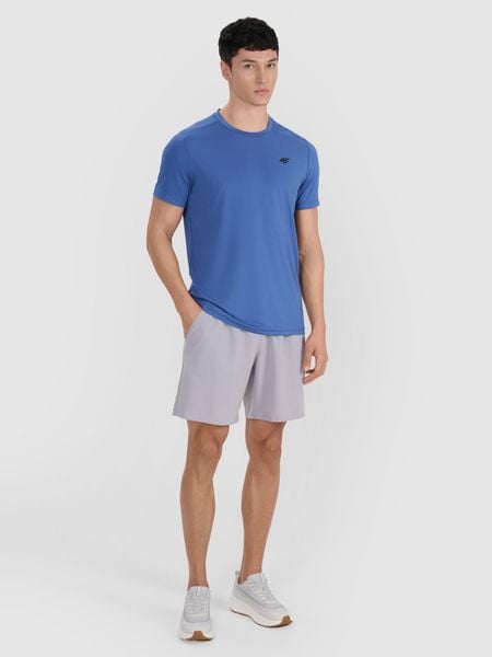 4F Spodenki treningowe szybkoschnące męskie - szare 3XL. Szare krótkie spodenki sportowe 4F, l, bez wzorów, z dzianiny. Za 99.99 zł.