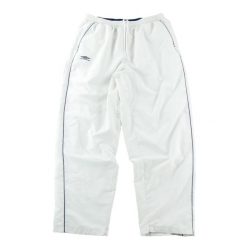 Męskie białe spodnie do biegania z epoki. Białe buty do biegania Umbro, bez wzorów, bez zapięcia, do biegania. Za 85.16 zł.