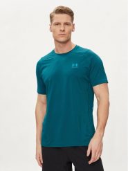 Under Armour Koszulka techniczna Ua Hg Armour Ftd Graphic Ss 1383320-449 Zielony Fitted Fit. Zielone t-shirty sportowe Under Armour, bez wzorów, z syntetyku, bez ramiączek, na fitness i siłownię. Za 149.99 zł.