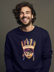 WOOOP Bluza w kolorze granatowym rozmiar: XXL. Niebieskie bluzy Wooop, xxl, bez wzorów, bez kaptura. Za 79.59 zł.