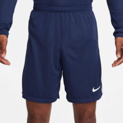 Krótki Mężczyzna Nike League Knit III granatowy. Białe szorty Nike, l, bez wzorów, sportowe. Za 97.30 zł.