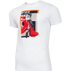 T-shirt męski TSM242 - biały. T-shirty marki 4F. Za 59.99 zł.