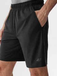 4F Spodenki treningowe regular szybkoschnące męskie - czarne 3XL. Czarne krótkie spodenki sportowe 4F, m, bez wzorów, z dzianiny. Za 99.99 zł.