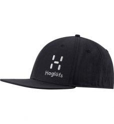 HAGLOFS Czapka z daszkiem HAGLÖFS LOGO CAP true black-S/M. Czarne czapki z daszkiem Haglöfs, na lato, bez wzorów, z elastanu. Za 156.65 zł.