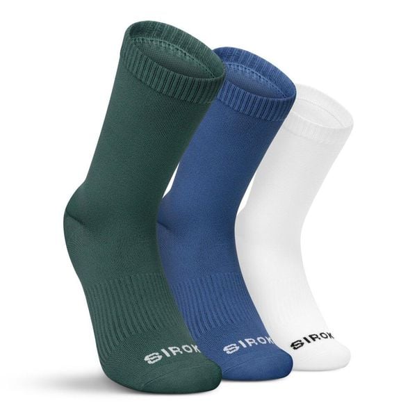 Sportowe skarpetki tenisowe trójpak Siroko 3Motion Heritage. Białe skarpetki sportowe SIROKO, bez wzorów, z materiału. Za 85.00 zł.