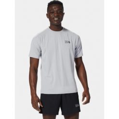 Koszulka sportowa męska Mountain Hardwear Crater Lake. Zielone koszulki z długim rękawem MOUNTAIN HARDWEAR, m, bez wzorów, bez ramiączek. Za 279.00 zł.