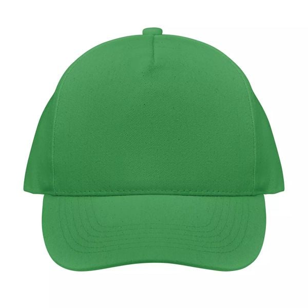 Czapka baseballowa 5-panelowa Sol's Seoul. Zielone czapki z daszkiem SOL'S, bez wzorów. Za 30.00 zł.