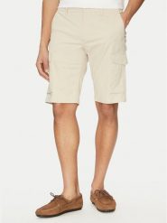 Tommy Hilfiger Szorty materiałowe John MW0MW31244 Beżowy Regular Fit. Brązowe szorty Tommy Hilfiger, m, bez wzorów, z bawełny. Za 279.99 zł.