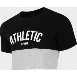 T-shirt męski. T-shirty 4F, m, bez wzorów, z bawełny, bez kołnierzyka, bez ramiączek. W wyprzedaży za 59.99 zł.