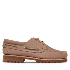 Półbuty Timberland. Fioletowe eleganckie półbuty Timberland, bez wzorów, bez obcasa, bez zapięcia. Za 899.99 zł.