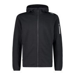 Bluza z kapturem CMP Mirevo Jacket. Czarne bluzy z kapturem CMP, m, bez wzorów, z elastanu, z kapturem. Za 384.99 zł.