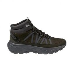 Buty trekkingowe męskie Jack Wolfskin A65576E0205. Zielone buty turystyczne Jack Wolfskin, na zimę, bez wzorów, z materiału, za kostkę, bez zapięcia, trekkingowe. Za 459.99 zł.