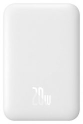 Baseus Magnetic Mini 6000mAh 20W MagSafe biały. Białe powerbanki . Za 89.90 zł.