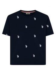 U.S. Polo Assn. Koszulka w kolorze granatowym rozmiar: 3XL. Niebieskie bezrękawniki U.S. Polo Assn., s, bez wzorów, z bawełny, bez kołnierzyka, bez ramiączek. Za 83.22 zł.