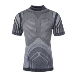 Koszulka termoaktywna męska Endurance Adam S/S. Szare bielizna termoaktywna Endurance, m, bez wzorów, bez ramiączek, na jogę i pilates. Za 99.99 zł.