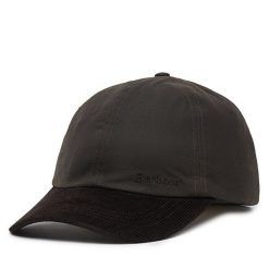 Czapka z daszkiem Barbour. Zielone czapki z daszkiem Barbour, bez wzorów. Za 179.99 zł.