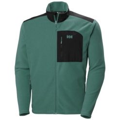 Kurtka polarowa Helly Hansen Daybreaker. Zielone kurtki Helly Hansen, bez wzorów, z polaru, bez kaptura. Za 401.50 zł.