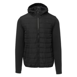 Kurtka męska Hi-Tec Core Hino - czarna, Rozmiar L. Czarne buty do biegania Hi-tec, bez wzorów, z elastanu, bez zapięcia, do biegania. Za 112.99 zł.