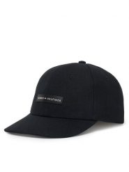 Tommy Hilfiger Czapka z daszkiem Logo Patch Canvas Baseball Cap AM0AM14119 Czarny. Czarne czapki z daszkiem Tommy Hilfiger, bez wzorów, z bawełny. Za 189.99 zł.