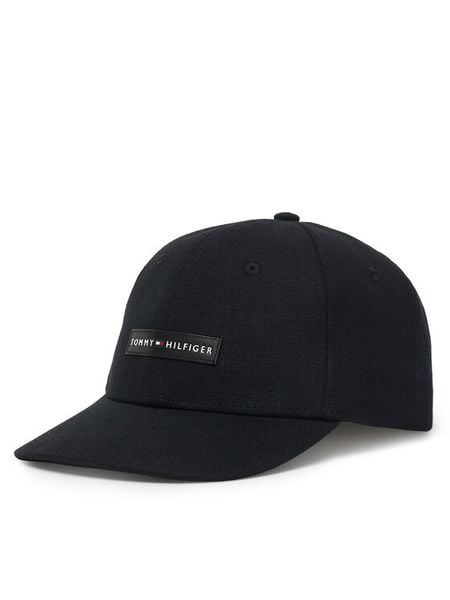 Tommy Hilfiger Czapka z daszkiem Logo Patch Canvas Baseball Cap AM0AM14119 Czarny. Czarne czapki z daszkiem Tommy Hilfiger, bez wzorów, z bawełny. Za 189.99 zł.
