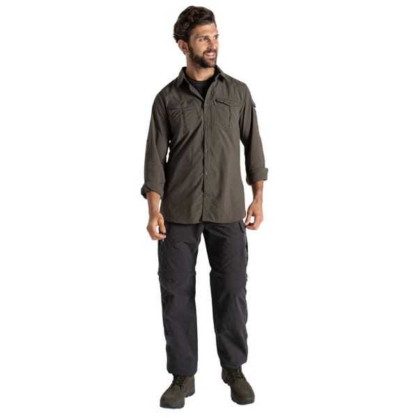 Męska Koszula Z Długim Rękawem Adventure III Nosilife. Brązowe koszule Craghoppers, l, bez wzorów, z materiału, bez kołnierzyka, bez ramiączek. Za 385.99 zł.
